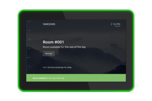 Meeting room panel Screenshot